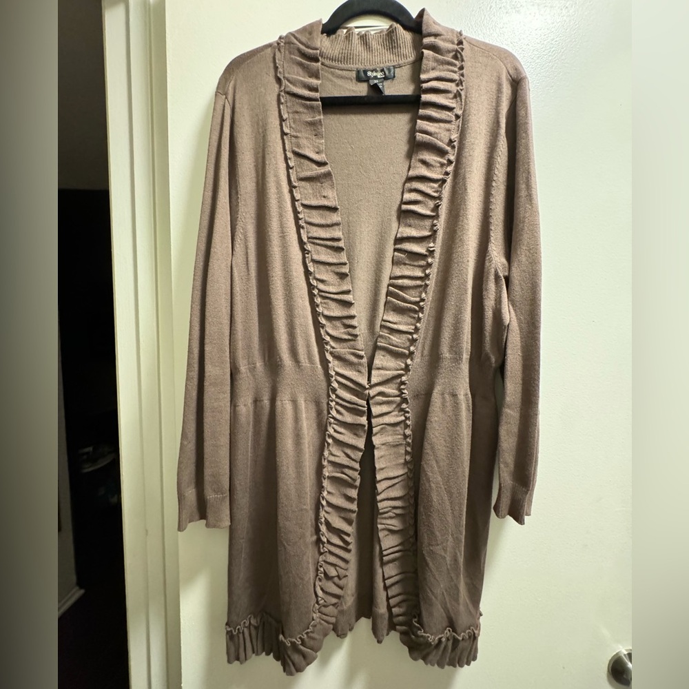 Style&Co Ruffle Cardigan
